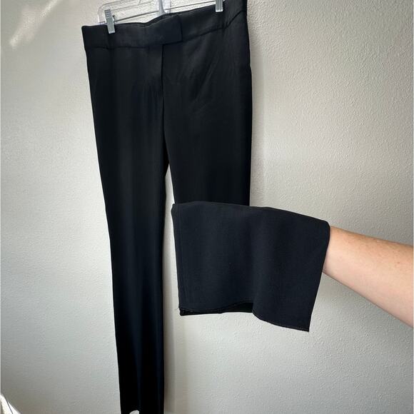 Tom Ford Black Viscose Blend Slight Flare Long Dress Pants 46 / 12 - Picture 3 of 13